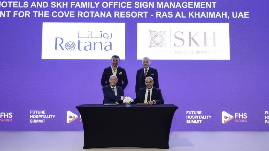 المكتب العائلي الخاص إس كيه إتش يوقع اتفاقية إدارة فندقية مع روتانا لتشغيل منتجع الكوف ويعلن عن خطة استثمارية بقيمة 500 مليون درهم إماراتي لتحويل العقار إلى منتجع رائد في رأس الخيمة