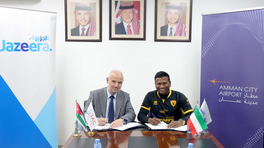 طيران الجزيرة تصبح أول ناقل جوي في مطار مدينة عمّان الجديد