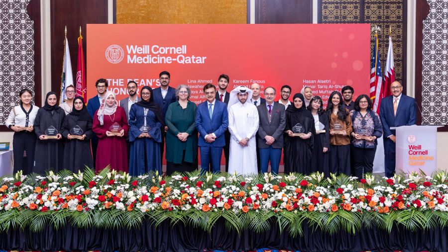 وايل كورنيل للطب - قطر تكرّم طلاب الطب المدرجة أسماؤهم على لائحة العميد