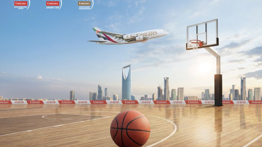 طيران الإمارات تعزز حضورها في المملكة وترعى بطولات كرة السلة السعودية الرسمية