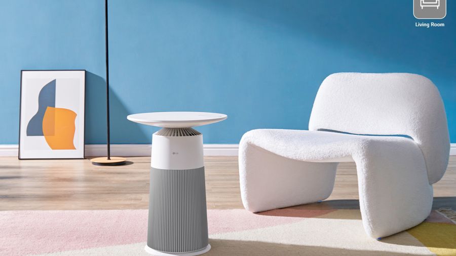 استمتعوا بأجواء نقية في احتفالات نهاية العام مع جهاز تنقية الهواء LG PuriCare AeroFurniture من إل جي