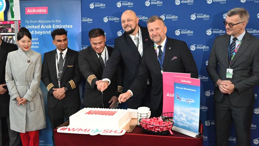 العربية للطيران تطلق خدمتها الجديدة إلى مطار وارسو مودلين