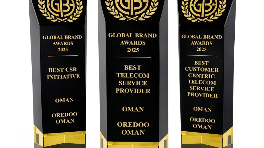Ooredoo تفوز بثلاث جوائز ضمن جوائز Global Brands Magazine لعام 2025
