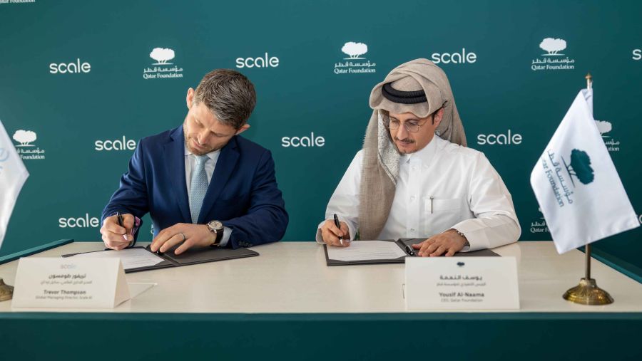 مؤسسة قطر وشركة Scale AI تطلقان شراكة لدعم الابتكار وتنمية الكفاءات في مجال الذكاء الاصطناعي