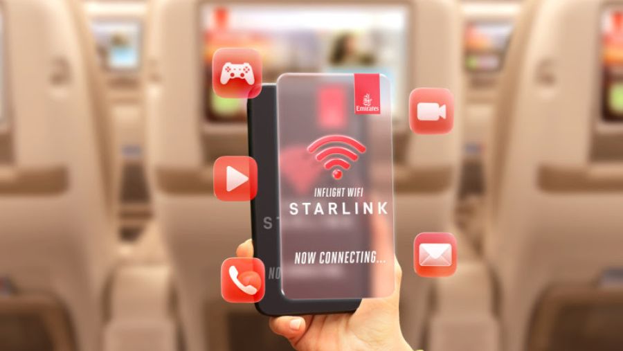 Its Time! Emirates’ iconic A380 returns to Dubai with world-first Starlink Wi-Fi onboard