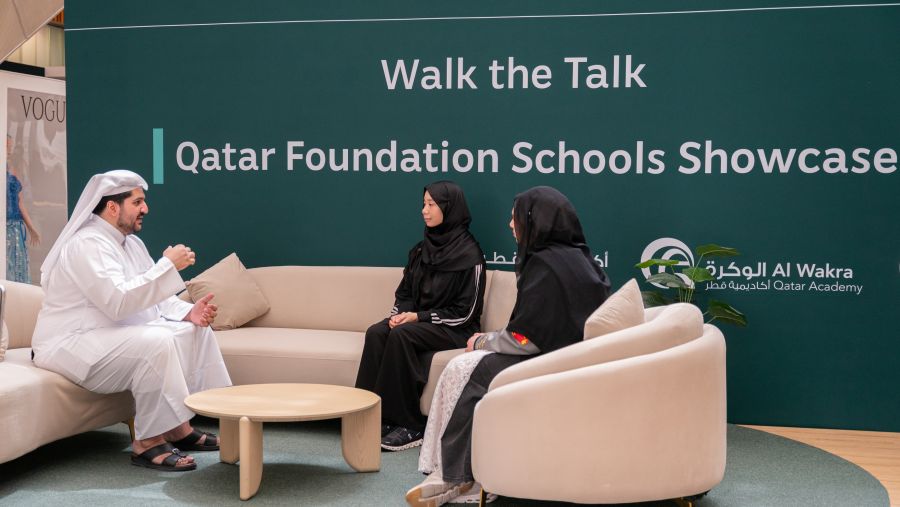 معرض مدارس مؤسسة قطر يربط الطلاب بمنظومة الابتكار المحلية