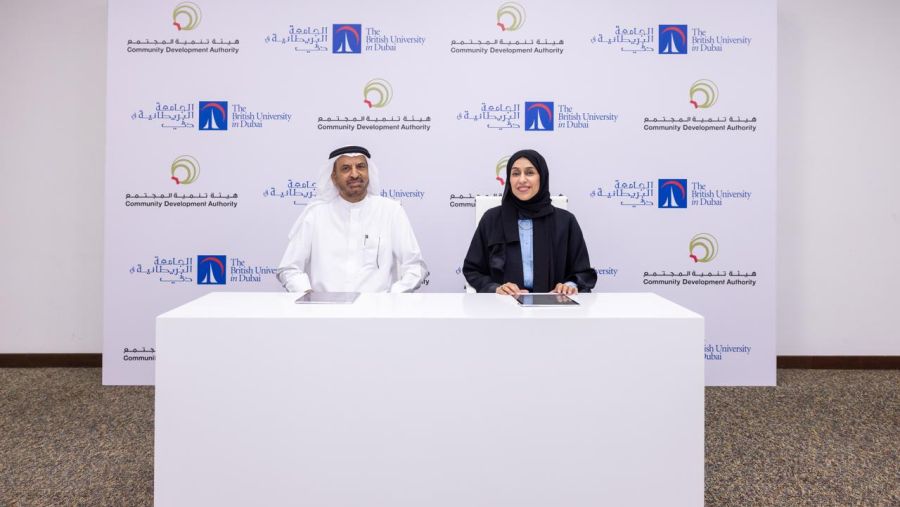 The Community Development Authority in Dubai and The British University in Dubai sign MoU to Advance Social Professions