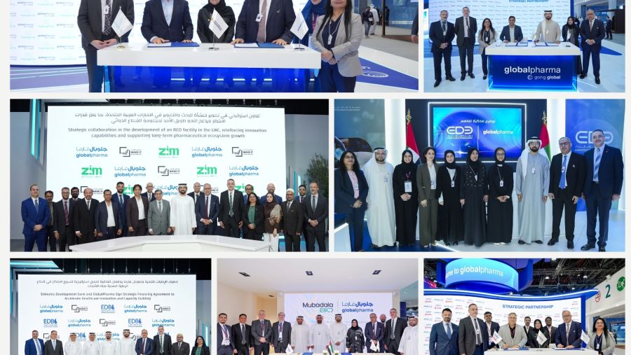 جلوبال فارما توقّع 7 مذكرات تفاهم استراتيجية لدعم مجالات البحث والتطوير والتصنيع والاستدامة
