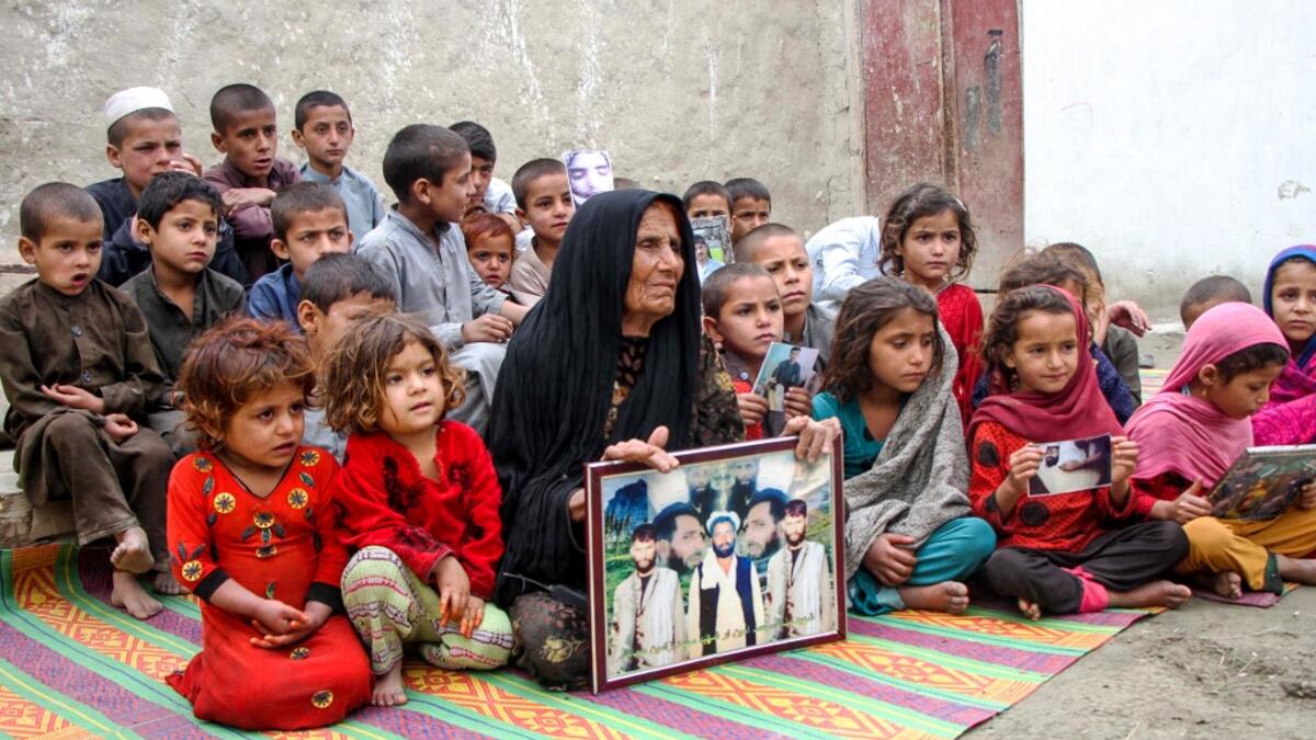 As 10 children from the same family were walking to school last year, they came across an unexploded mortar bomb -- a common sight in Afghanistan, where war still rages between the Taliban and US-backed national forces. NOORULLAH SHIRZADA / AFP