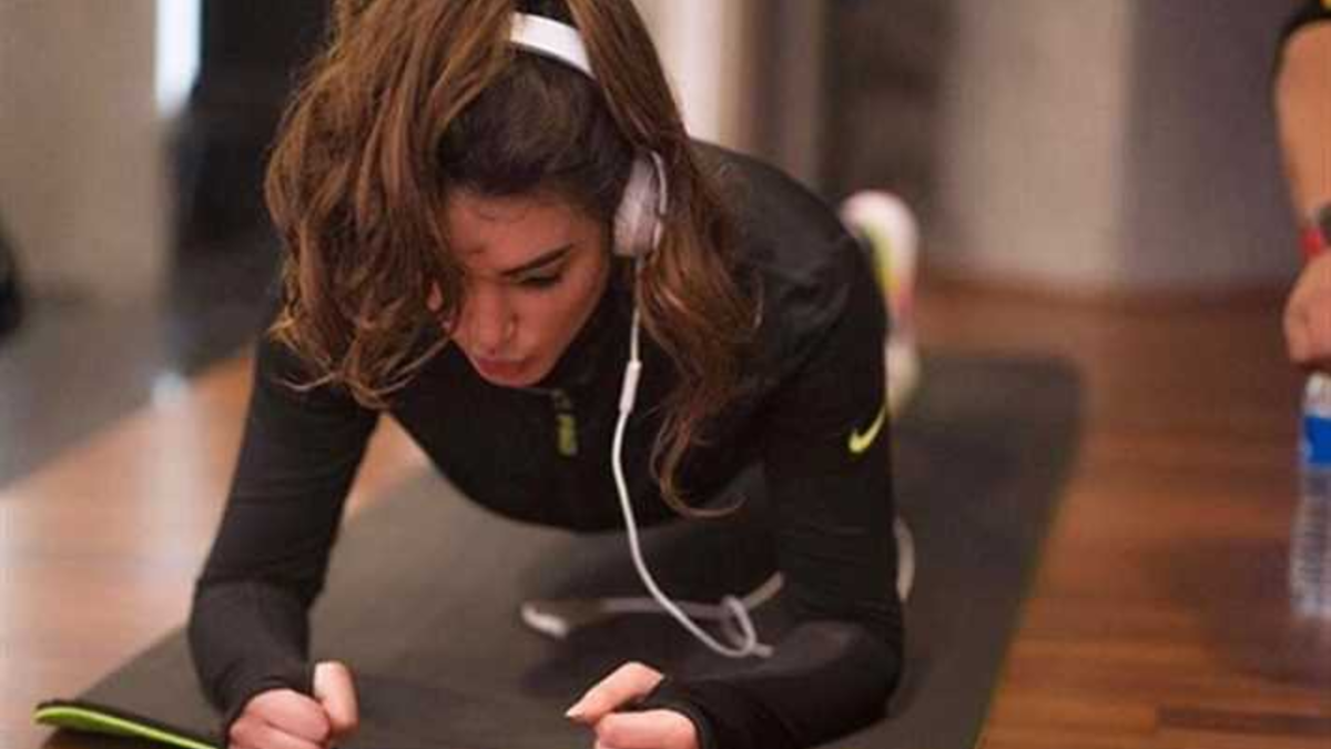 Yasmin Sabri likes to share images while practicing sports with her followers Source yasmine sabri Instagram