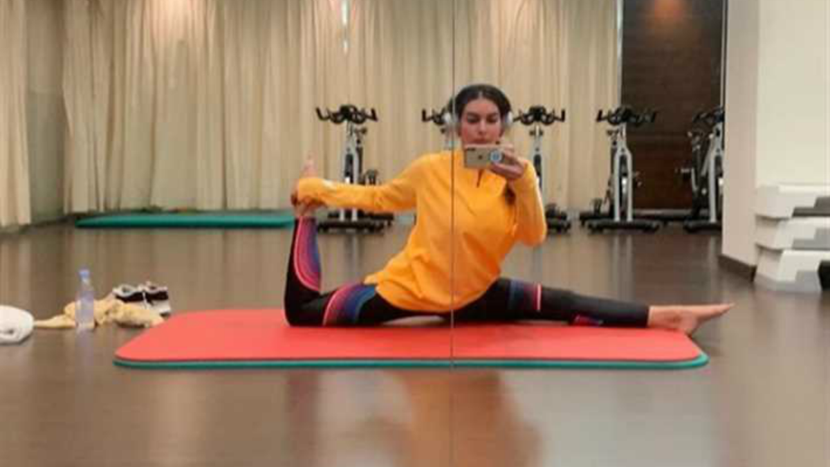 Yasmin Sabri likes to share images while practicing sports with her followers Source yasmine sabri Instagram