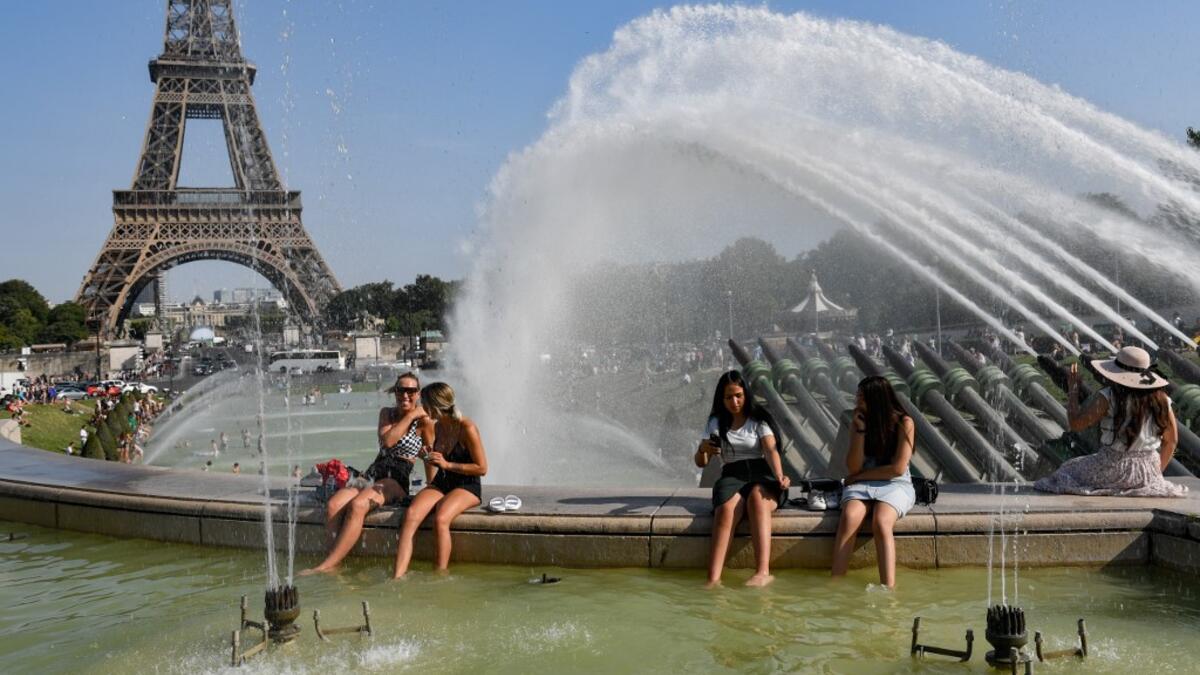 Forecasters predicted new temperatures highs in a string of countries, including Belgium, Luxembourg and the Netherlands, where the mercury is set to reach 40 degrees Celsius (104 Fahrenheit) for the first time on July 23, 2019.  BERTRAND GUAY / AFP