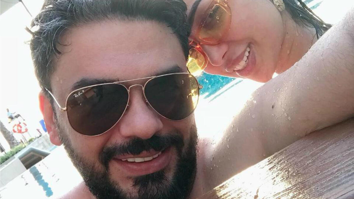 Dunia Batma and her husband Source Instagram