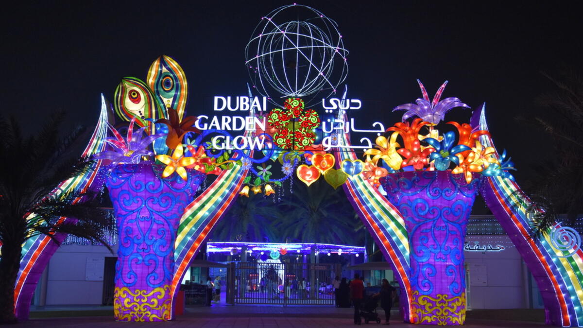 Dubai Garden Glow in Dubai, UAE.  (Shutterstock/ File Photo)