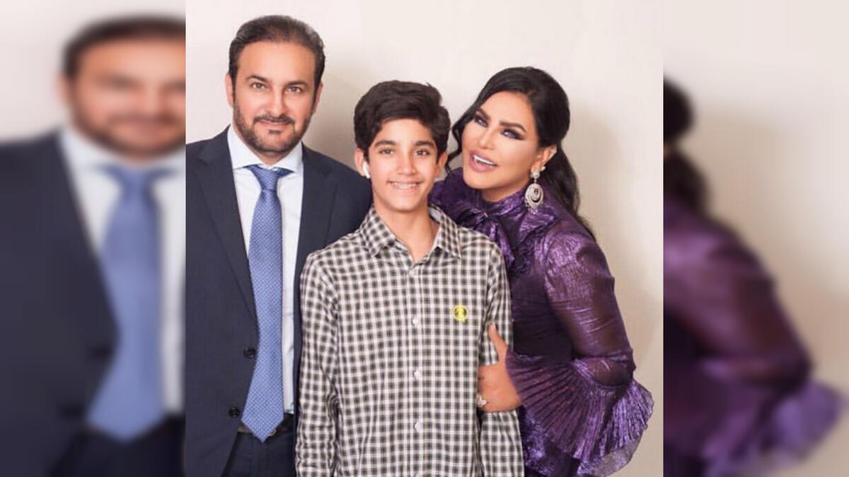 Ahlam and son Fahed
