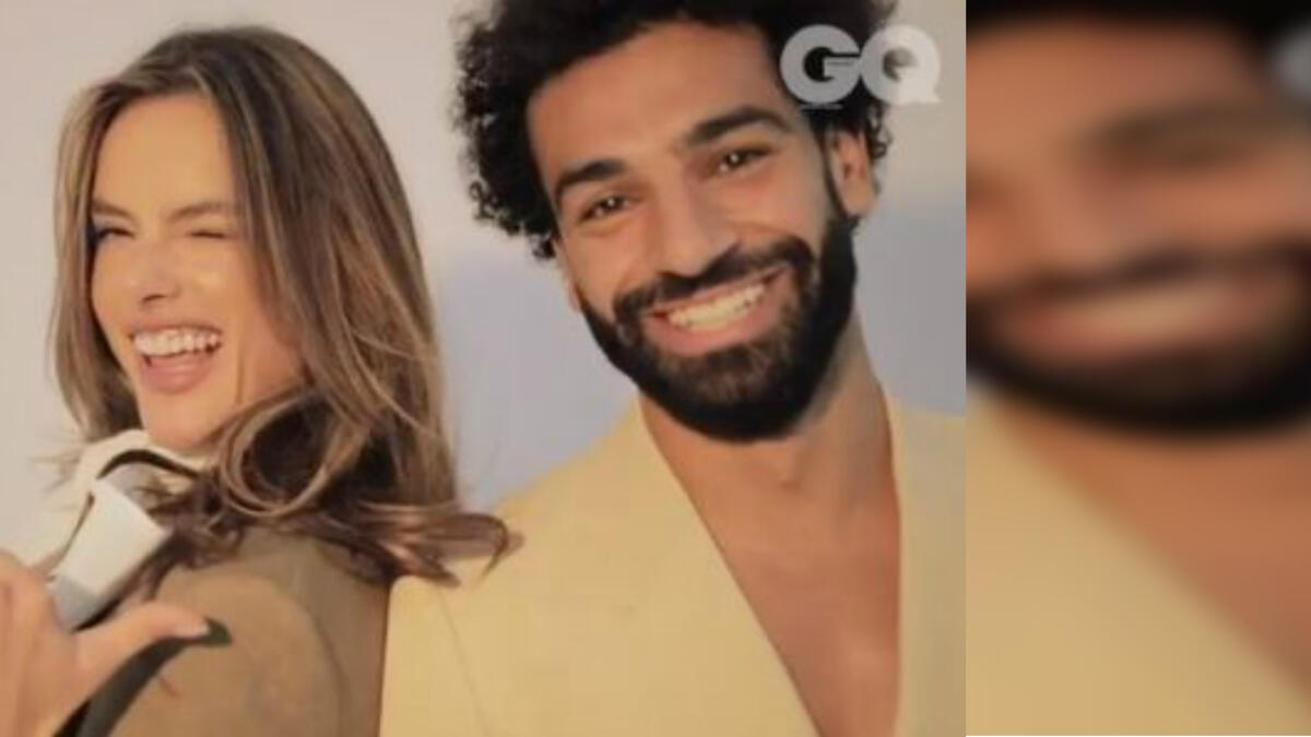 GQ’s Man of The Year 2019 Mohamed Salah With Brazilian Model Alessandra Ambrosio