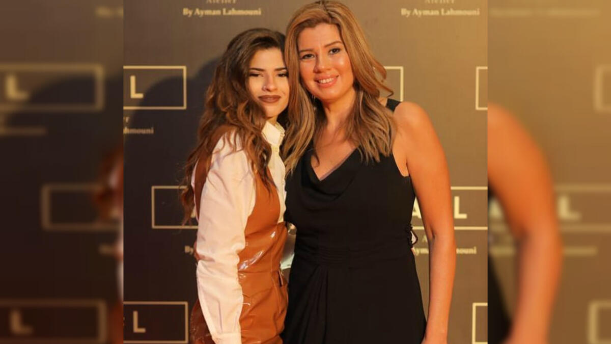 Malak daughter of Rania Fareed Shawki