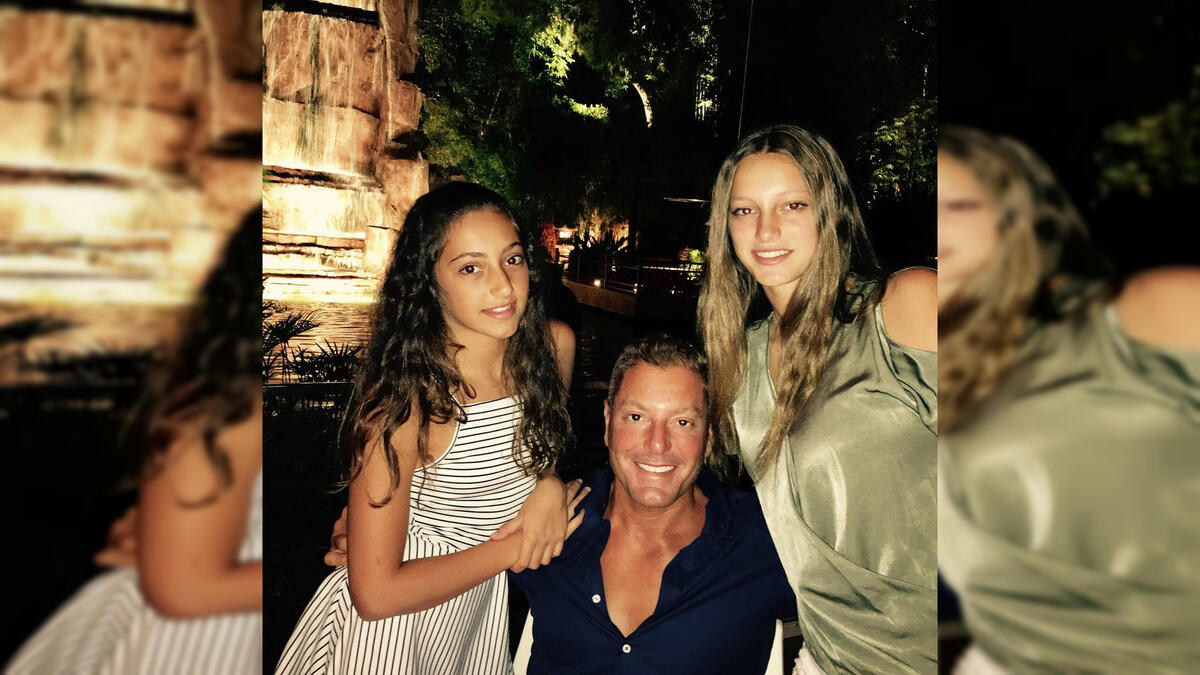 Tala and Tamara Hagras daughters of Tamer Hagras