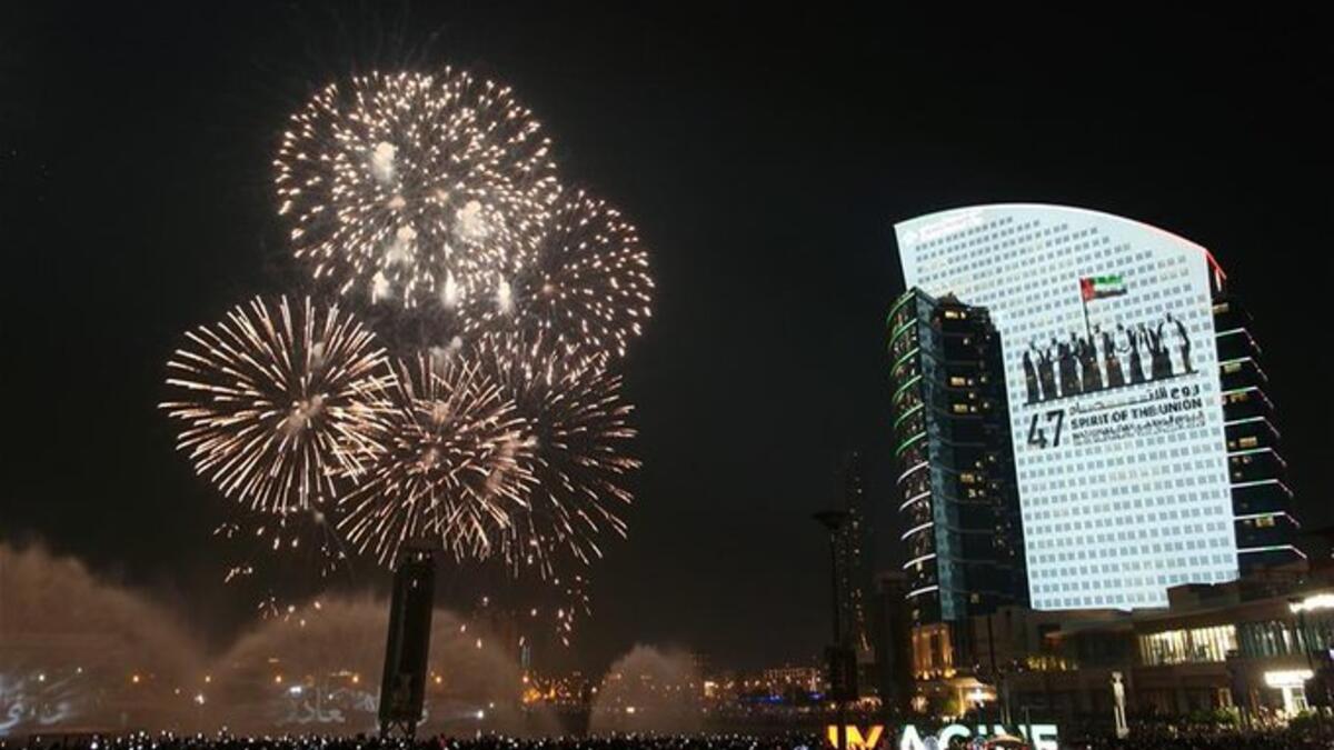 UAE celebrates 47th National Day in Dubai. (Twitter)