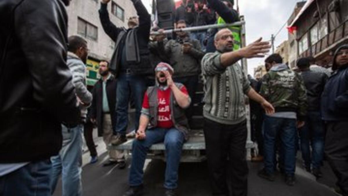 Mass demonstration kicks off in downtown Amman against the country's gas deal with Israel. Twitter