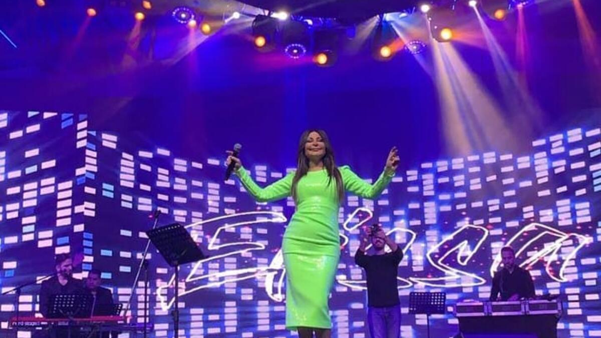 Elissa held a concert in Dubai