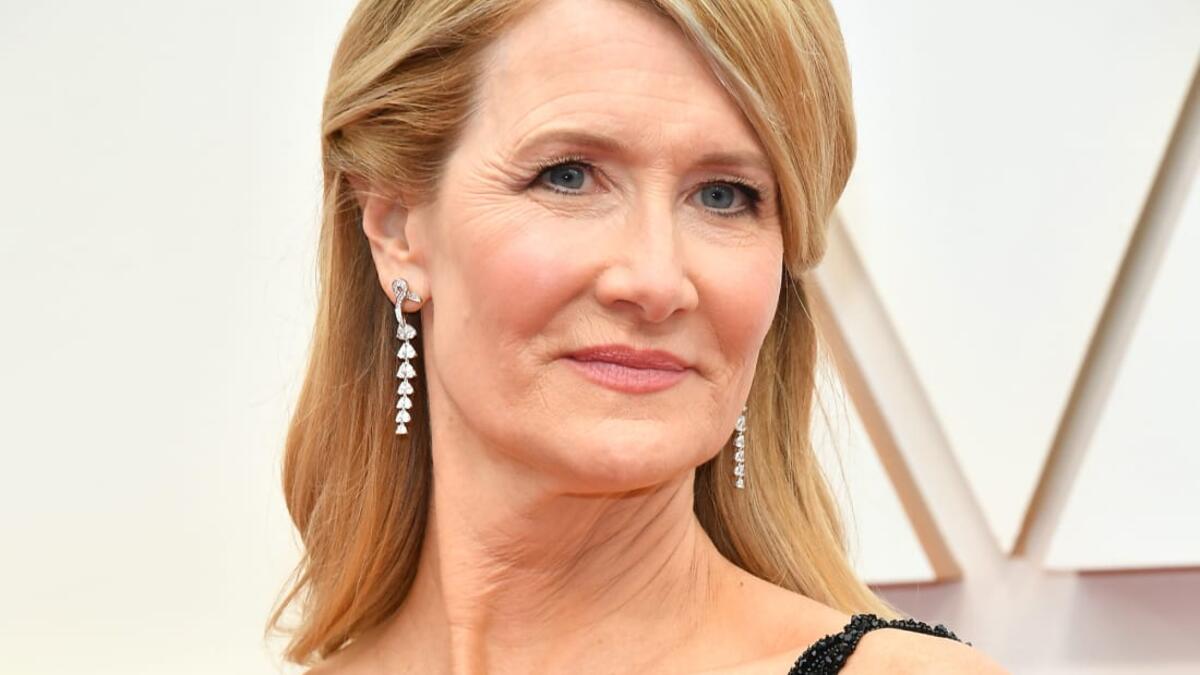 Laura Dern looked glamorous a custom made number by Armani Prive