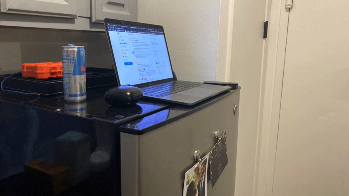 8. The “I should have been an NBA player” office.