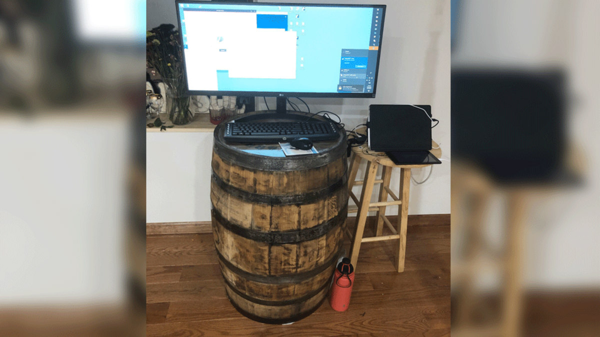 9. The “Vintage” office.