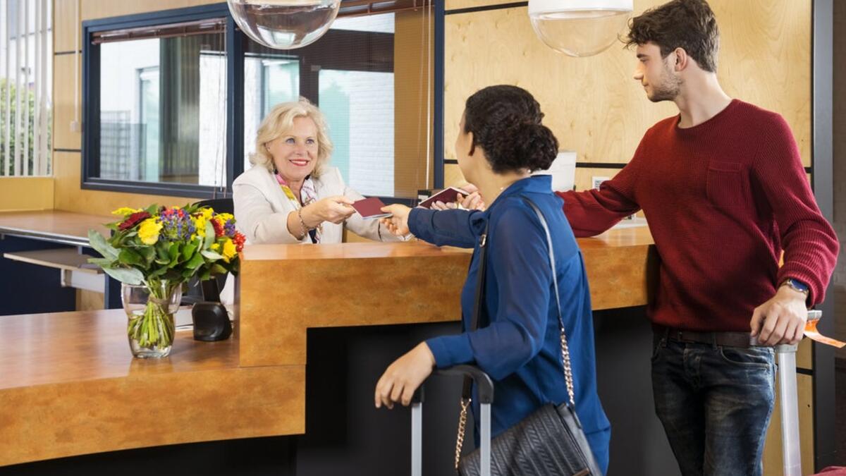 1. Front desk check-ins