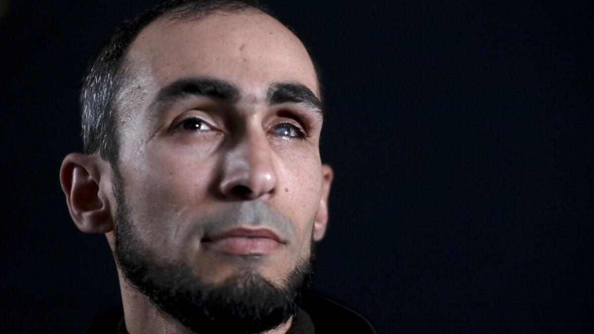 Ahmed al-Louth, who lost his left eye in the ongoing conflict with Israel, poses during a photo session in Bureij refugee camp in central Gaza, on February 4 , 2020. Along the border of the Gaza Strip, the Israeli army uses snipers who, according to instructions, open fire only when the soldiers are at risk from intensifying violence from Palestinian rioters. Some were taking part in clashes, others simply in the wrong place at the wrong time. All were left scarred and their lives wrecked, even though in Pa