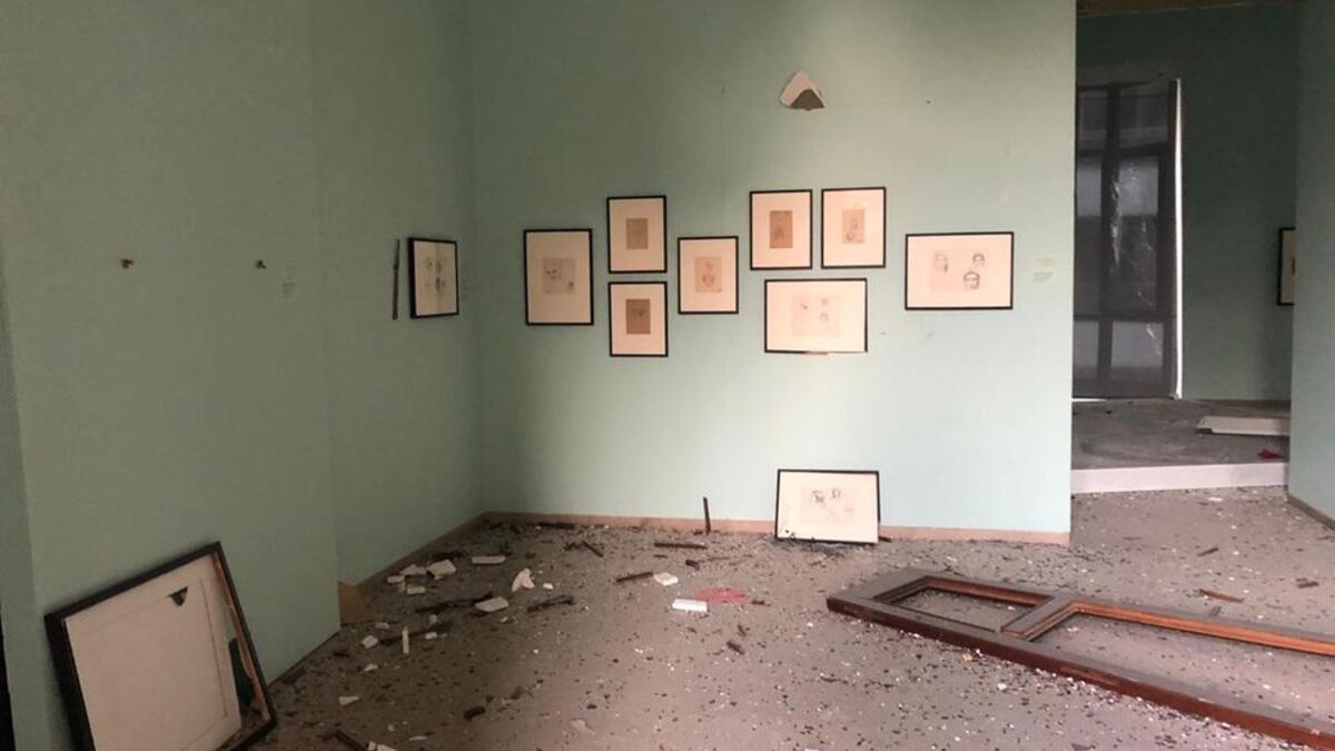 A gallery inside the Sursock Museum Photo: Marie Nour Hechaime, curator at Sursock Museum (www.theartnewspaper.com)