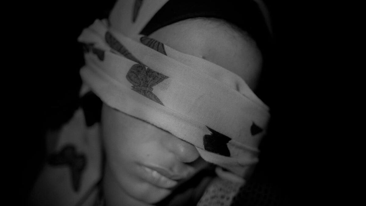 A Syrian refugee rests on a bus crossing Serbia on 29 August 2015. The bus brings her from the Macedonian northern border to Belgrade.⁣ From ‘The Dream’ by Fabio Bucciarelli (@fabio_bucciarelli).⁣ (Instagram)