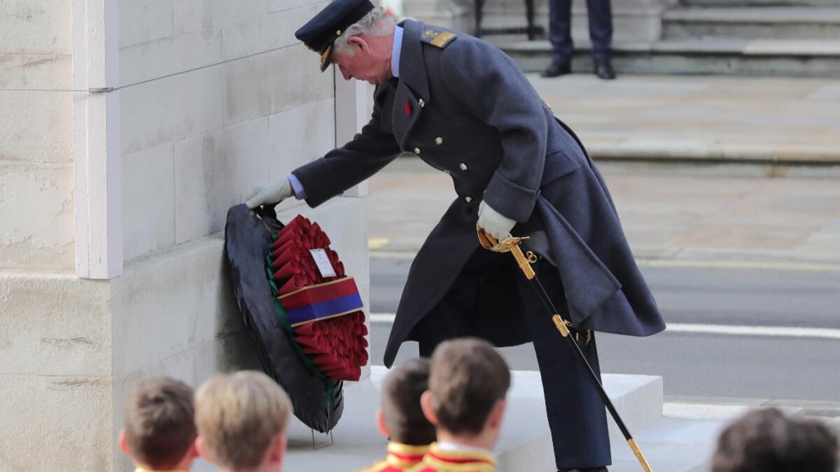 This year, the service has been closed to members of the public due to the novel coronavirus COVID-19 pandemic. Aaron Chown / POOL / AFP