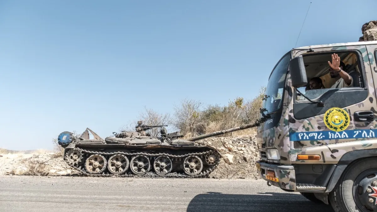 Hundreds have died in nearly three weeks of hostilities that analysts worry could draw in the broader Horn of Africa region, though Abiy has kept a lid on the details, cutting phone and internet connections in Tigray and restricting reporting. EDUARDO SOTERAS / AFP