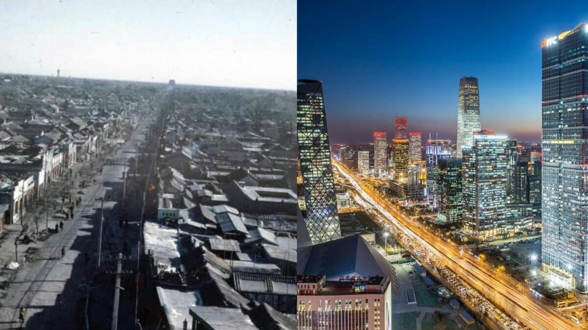 China's Pekin between past and present. (Twitter)