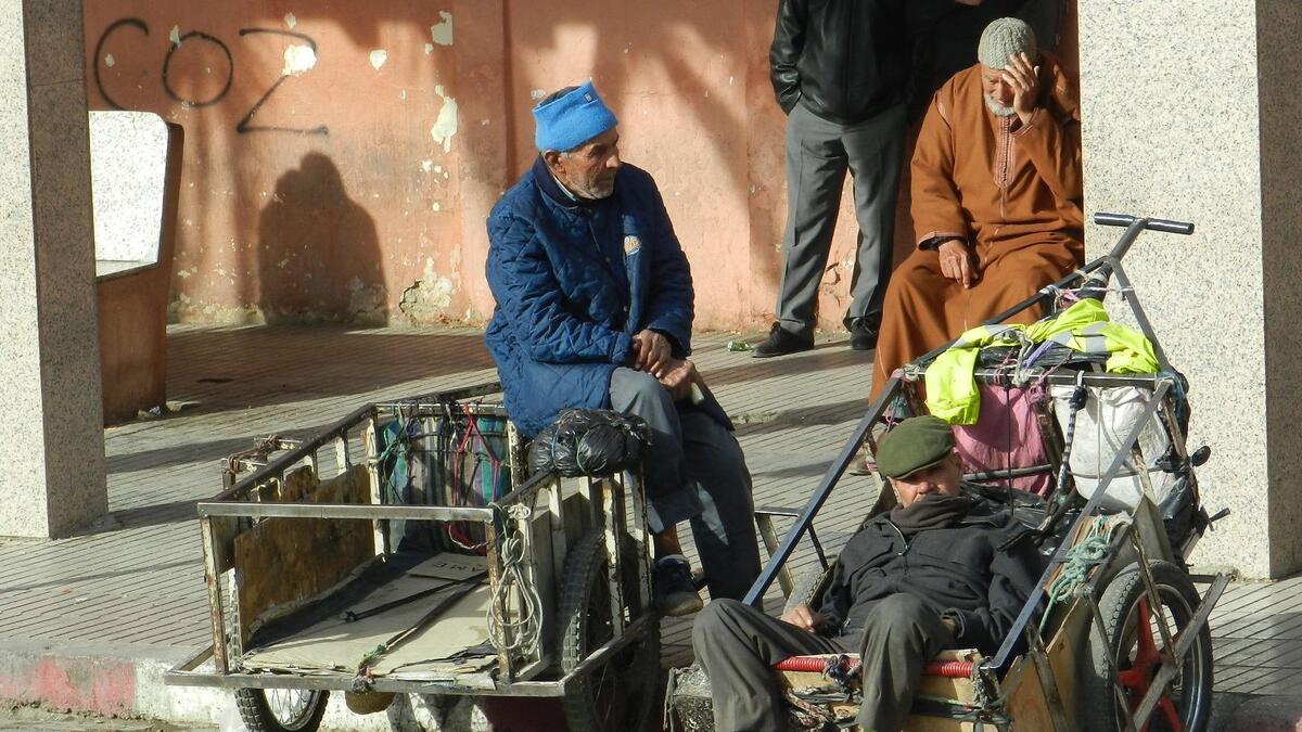 Morocco, bus stop somewhere on the way to Marrakech/Photo by Ewelina Lepionko