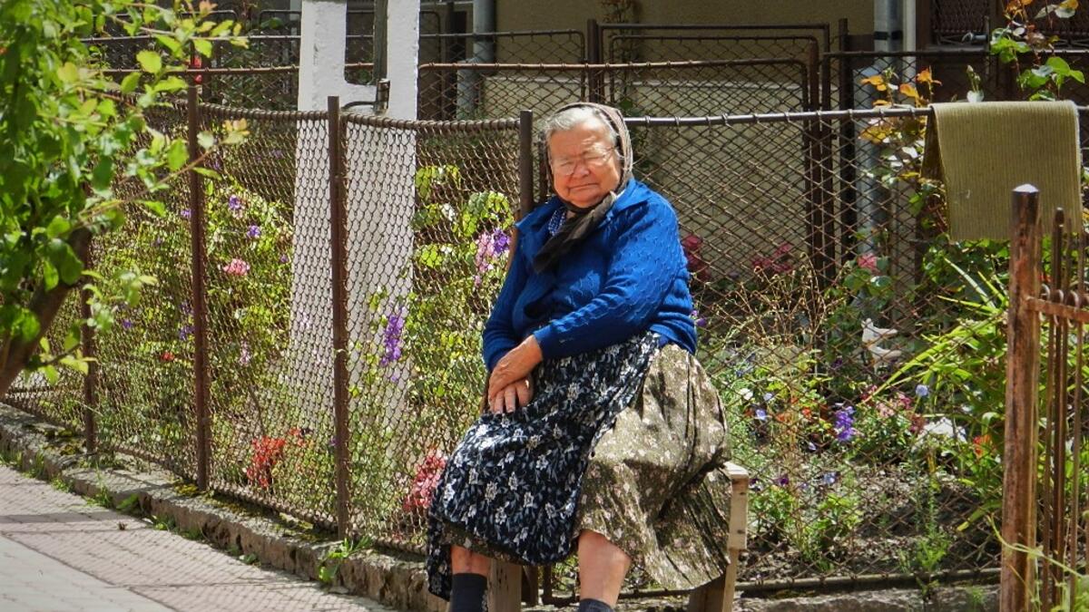 An elderly woman living in a small village near Arad, Romania/Photo by Ewelina Lepionko