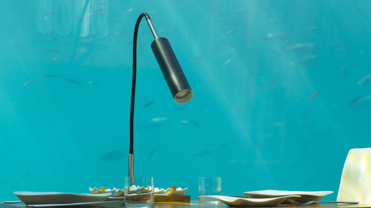 مطعم “إثاء” تحت الماء