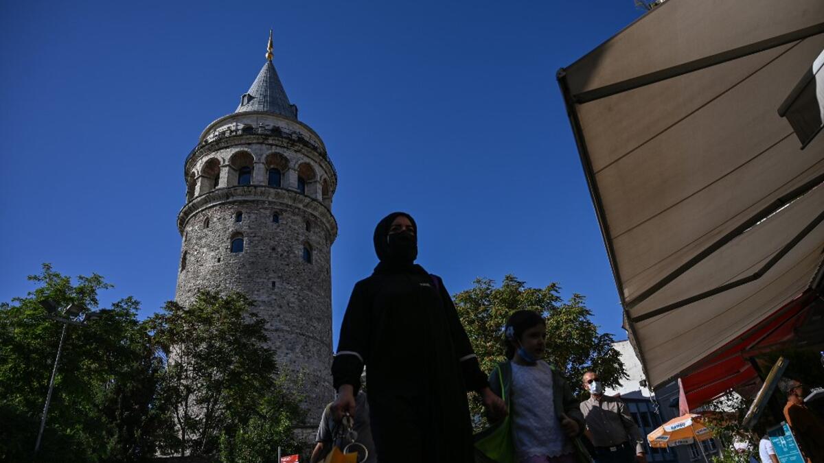 The demolition of one of its walls with a jackhammer as part of a restoration work was narrowly avoided last August after a video leaked on social media, which sparked strong criticism from the largest city's residents. Ozan KOSE / AFP