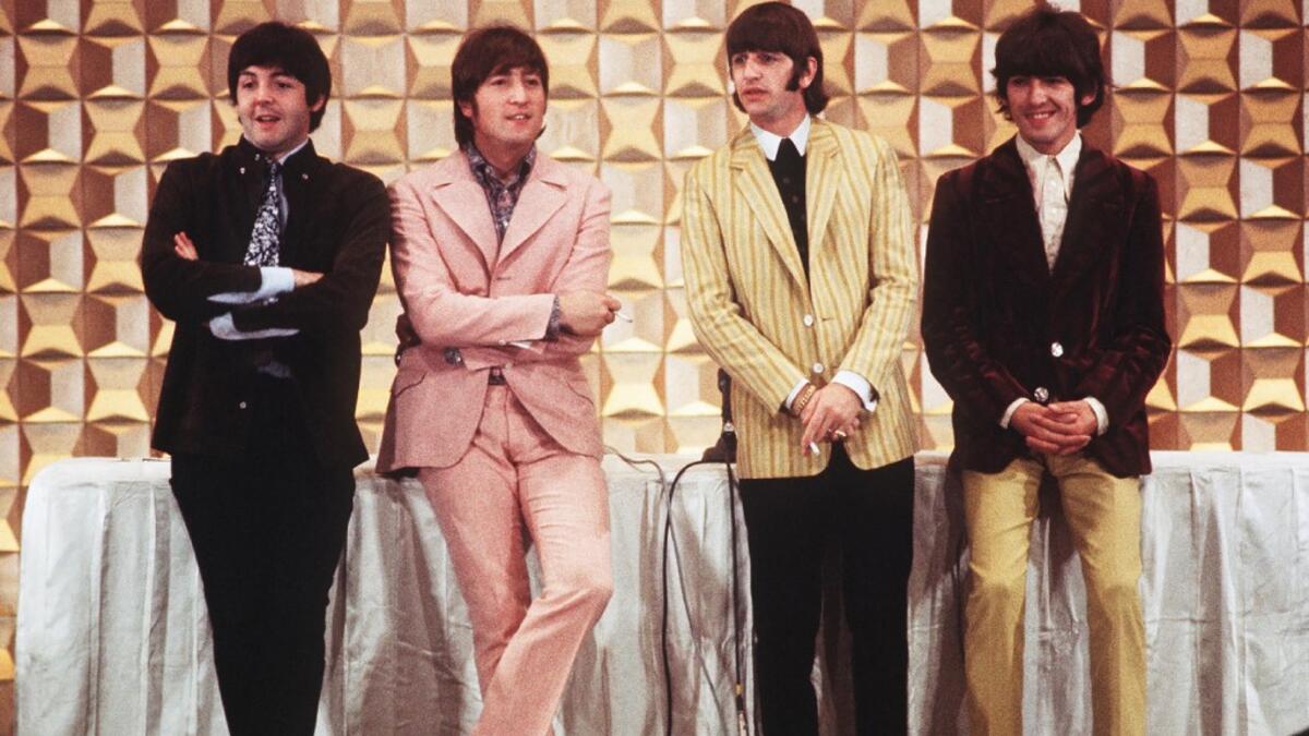 In this file photo taken on June 29, 1966 the British band The Beatles, (L to R) Paul McCartney, John Lennon, Ringo Starr and George Harrison, holding a press conference in Tokyo at the start of their tour. John Lennon's career was cut short 40 years ago, on December 8, 1980, when he was shot dead in New York. JIJI PRESS / AFP