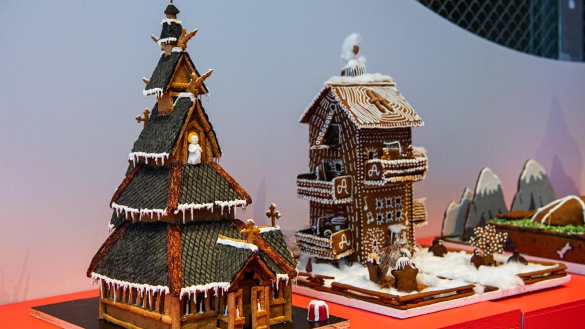 A usually busy annual Christmas competition to build elaborate gingerbread houses held by Stockholm's national centre of architecture and design -- ArkDes -- is taking place virtually this year due to the Covid-19 pandemic. With more than one hundred entries from members of the public based around the theme of distance, staff at the museum have produced 3D scans of every entry. Jonathan NACKSTRAND / AFP