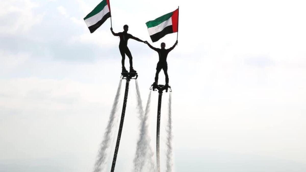 UAE national day celebration. (Twitter)