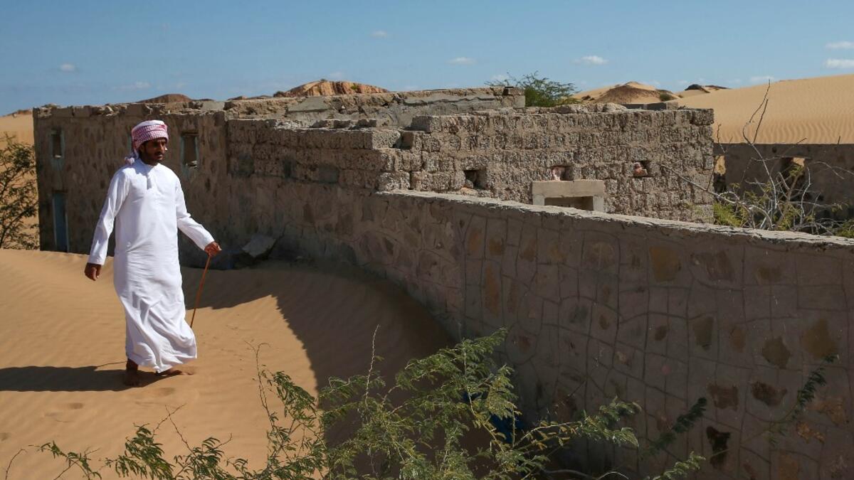 The advance of the desert is not specific to the sultanate of Oman, and experts say climate change is one of the factors propelling the phenomenon in different parts of the world.  MOHAMMED MAHJOUB / AFP