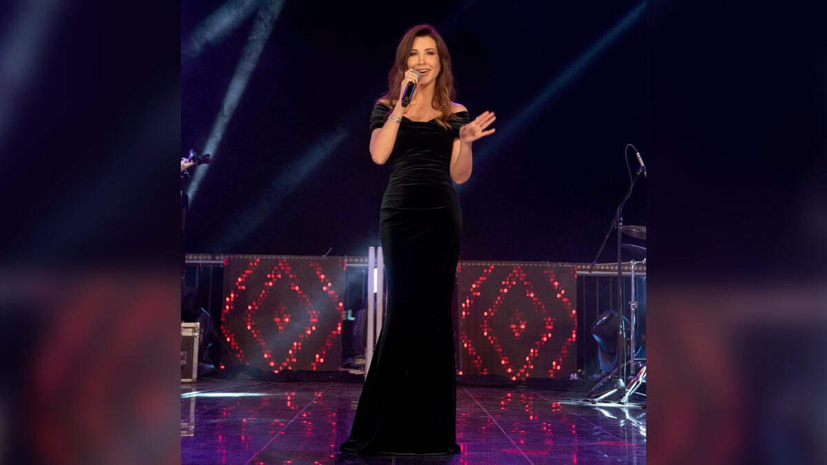 Nancy Ajram threw a concert in Egypt