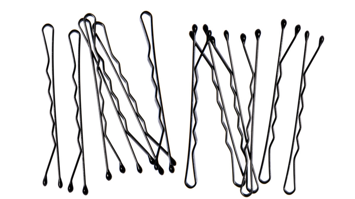 4. The zigzag side of the hair pins