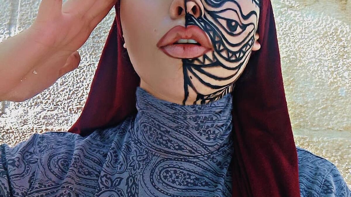 Jordanian make-up artist Alaa Bliha (Instagram)