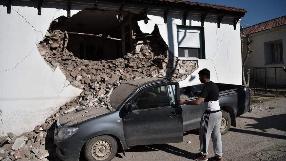 A strong 6.3-magnitude earthquake hits Greece