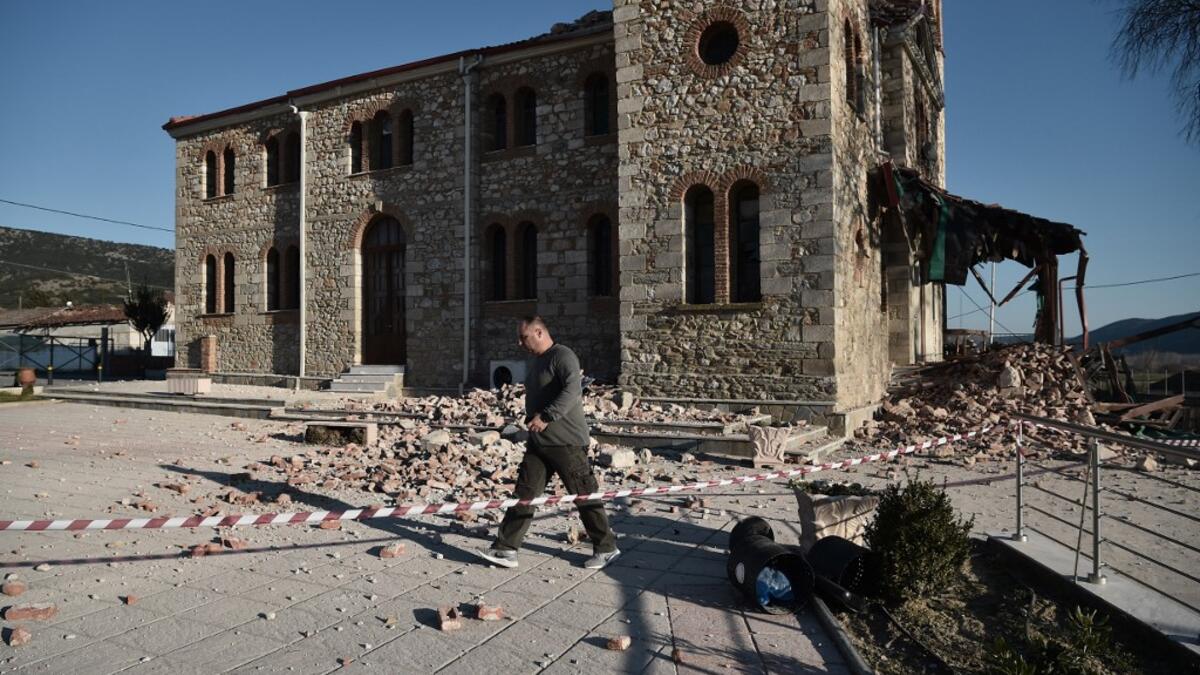 A strong 6.3-magnitude earthquake hits Greece