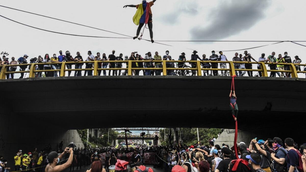 Tax reform protests in Colombia