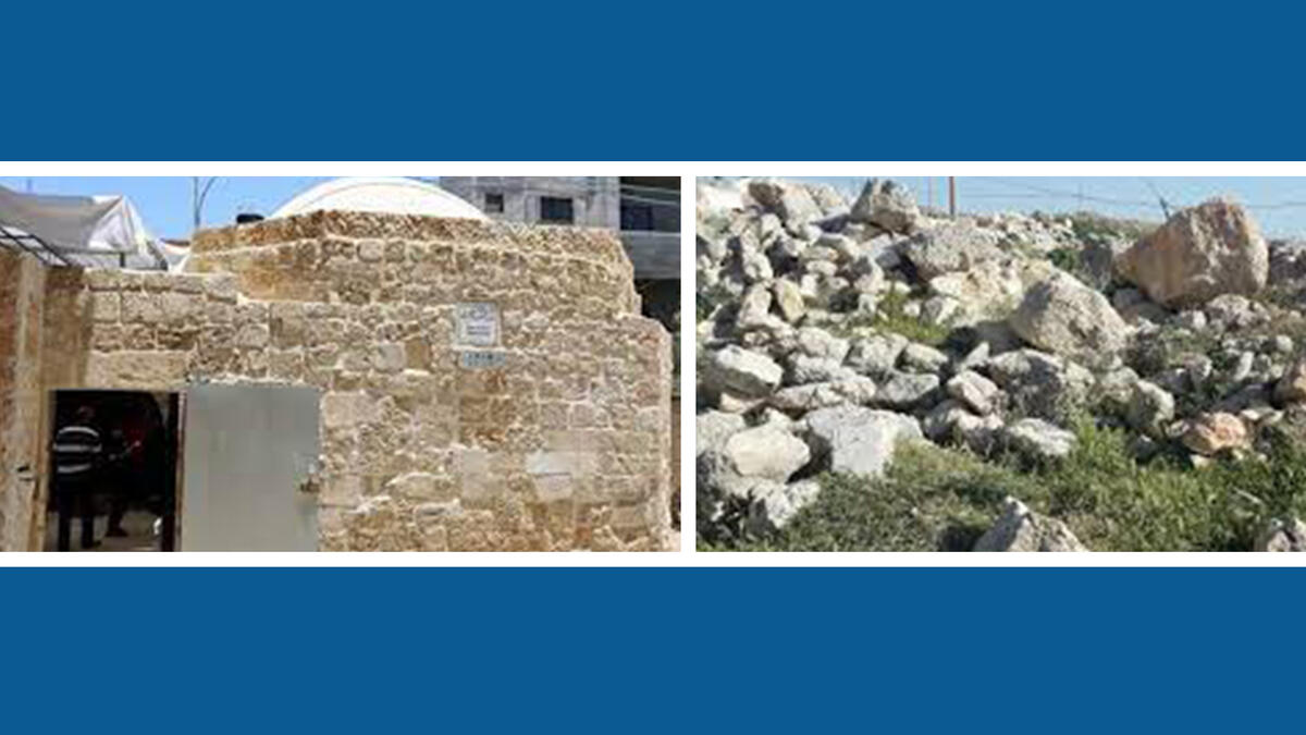 8.مقام الخضر في مدينة دير البلح جنوب قطاع غزة